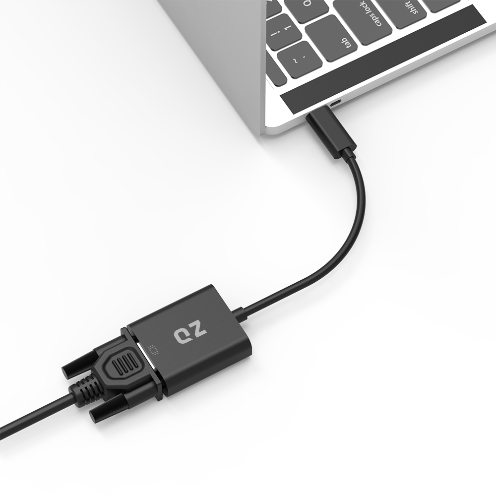 Buy QZ USB 3.1 Type C to VGA Adapter, USB C to VGA Converter 1920x1200